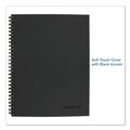 Office Jansan | Cambridge 06122 9.5 in. x 7.5 in. Sheets Action Planner Project-Management Format Wirebound Guided Business Notebook - Dark Gray Cover image number 1