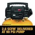 New Year New Savings! Save $25 off $150 | Dewalt DXCM55126 6 Gallon 165 PSI Electric Pancake Air Compressor image number 7