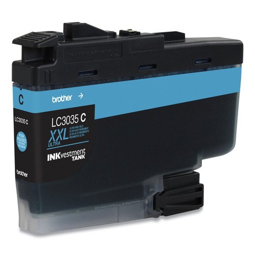 Ink & Toner | Brother LC3035C 5000 Page-Yield INKvestment Ultra High-Yield Ink - Cyan image number 0