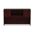  | Alera ALEVA286015MY 58.88 in. x 15 in. x 35.38 in. 4 Compartments Valencia Series Hutch with Doors - Mahogany image number 1
