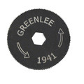 Blades | Greenlee 1941-1 Single Replacement Blade for MC Cable/Conduit Cutter image number 0