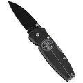 Klein Tools 44001-BLK 2-1/2 in. Lightweight Drop-Point Blade Lockback Knife - Black image number 1