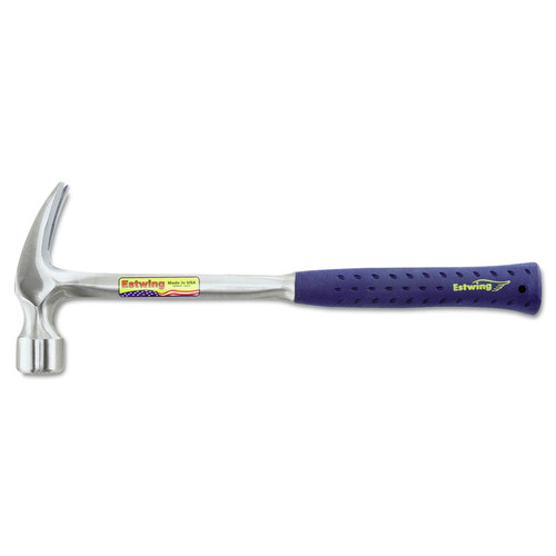 Claw Hammers | Estwing E3-30SM 30 oz. 16 in. Tool Length Framing Milled Face Cushion Grip Carpenter's Hammer image number 0