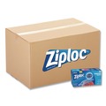 Food Service | Ziploc 351177 6.97 in. x 7.7 in. 32 oz. Zipper Freezer Bags - Clear (38 Bags/Box, 9 Boxes/Carton) image number 0