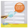 Cleaning & Janitorial Supplies | Swiffer 11804 Dusters Starter Kit with Dust Lock Fiber and 6 in. Handle - Blue/Yellow (6/Carton) image number 3
