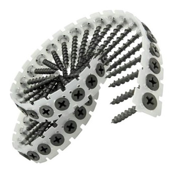 COLLATED SCREWS | SENCO 06A162PB 6-Gauge 1-5/8 in. Collated Drywall to Wood Screws (4,000-Pack)