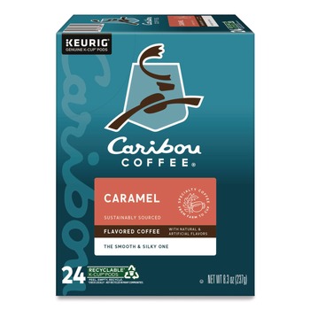Caribou Coffee Mild Roast K-Cups - Caramel Hideaway (24/Box)