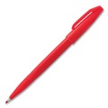 Office Jansan | Pentel Arts S520-B Sign Pen Extra-Fine Bullet Tip Point Color Marker - Red (1 Dozen) image number 2