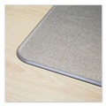 Office Jansan | Floortex ECM121525ER Cleartex MegaMat 46 in. x 60 in. Heavy-Duty Polycarbonate Mat for Hard Floor/All Carpet - Clear image number 2