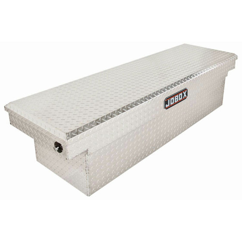 Crossover Truck Boxes | JOBOX PAC1580000 Aluminum Single Lid Full-size Crossover Truck Box (Bright) image number 0