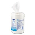 Cleaning & Janitorial Supplies | PURELL 9031-06 6 in. x 7 in. Unscented Hand Sanitizing Wipes Alcohol Formula - White, (175/Canister, 6 Canisters/Carton) image number 2