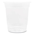 Cups and Lids | Karat C-KC8 8 oz. PET Plastic Cups - Clear (1000/Carton) image number 0