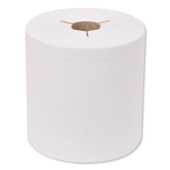 Tork 8031900 8 in. x 800 ft. Universal Notched Hand Towel Roll - White (6 Rolls/Carton)