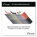 Toys | Champion Sports US47SET Ultra Shaft Hockey Set (18/Set) image number 3