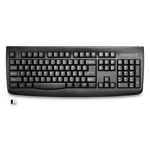 Office & Office Supplies | Kensington K72450USA 18.38 x 8 x 1.25 Pro Fit Wireless Keyboard - Black image number 0