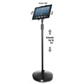 Office Jansan | Kantek TS890 Floor Stand For Ipad And Other Tablets - Black image number 2