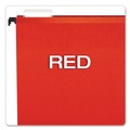 File Folders | Pendaflex 6152 1/5 RED SureHook 1/5-Cut Tabs Letter Size Hanging Folders - Red (20/Box) image number 1