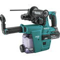 Rotary Hammers | Makita XRH011TWX 18V LXT Brushless Lithium-Ion SDS-PLUS 1 in. Cordless Rotary Hammer Kit with HEPA Dust Extractor Attachment and 2 Batteries (5 Ah) image number 3