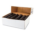 Trash Bags | Inteplast Group EC242406K High-Density 10 gal. 6 microns Commercial Can Liners - Black (1000/Carton) image number 0