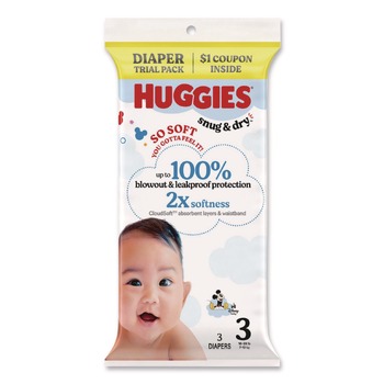 Huggies 57029 Size 3 16 lbs. to 28 lbs. Snug and Dry - Disney Design (30/Carton)