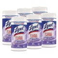 Cleaning & Janitorial Supplies | LYSOL Brand 19200-89347 7 in. x 7.25 in. 1-Ply Disinfecting Wipes - Early Morning Breeze, White (6 Canisters/Carton) image number 0