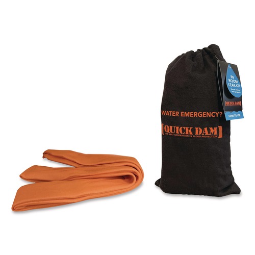 Safety Equipment | Quick Dam WUIRLK In-Room Leak Kit, (1) Drip Mat, (1) 8 ft Water Dam image number 0