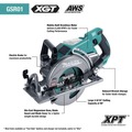 Circular Saws | Factory Reconditioned Makita GSR01M1-R 40V MAX XGT Brushless Lithium-Ion 7-1/4 in. Cordless Rear Handle Circular Saw Kit (4 Ah) image number 12