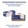 Office Jansan | Avery 04013 0.94 in. x 3.5 in. Pin-Fed/Dot Matrix Printer Mailing Labels - White (5000/Box) image number 1