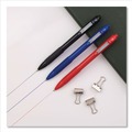 Pens | Zebra 20610 Z-Grip Medium 1 mm Recycled Retractable Ballpoint Pen - Black Ink/Black Barrel (1-Dozen) image number 4
