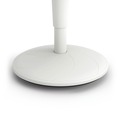 Office Furniture & Lighting | HON HEFS01.S Revel 13.75 in. to 18.5 in. Adjustable Height Fidget Stool Supports Up to 250 lb - Charcoal Seat/White Base image number 1