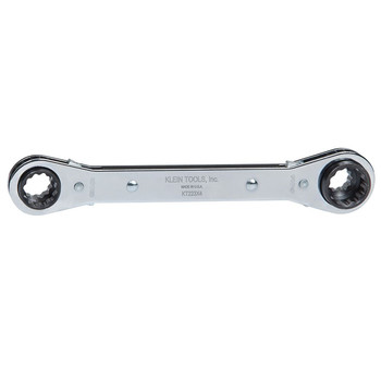 WRENCHES | Klein Tools KT223X4 4-in-1 Lineman's Ratcheting Box Wrench