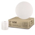 Cleaning & Janitorial Supplies | LoCor 46896 8 in. x 800 ft. 1-Ply Hard Wound Roll Towel - White (6/Carton) image number 2