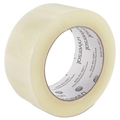  | Universal UNV73000 Quiet Tape 3 in. Core 1.88 in. x 110 yds. Box Sealing Tape - Clear (6/Pack) image number 0
