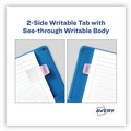 Office Jansan | Avery 74761 Ultra Tabs 1 in. x 1.5 in. 1/5-Cut Repositionable Mini Tabs - Assorted Pastel (40/Pack) image number 4