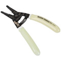 Cable and Wire Cutters | Klein Tools 11055GLW High-Visibility Klein-Kurve 10 - 18 AWG Solid/ 12 - 20 AWG Stranded Wire Stripper/ Cutter image number 4