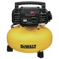 Nail Gun Compressor Combo Kits | Factory Reconditioned Dewalt DWFP1KITR 18 Gauge Brad Nailer and 6 Gallon Oil-Free Pancake Air Compressor Combo Kit image number 1