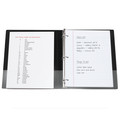 Office Jansan | Avery 68055 11 in. x 8.5 in. 1 in. Capacity 3 Rings Framed View Heavy-Duty Binders - Navy Blue image number 3