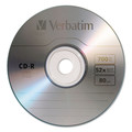 Office Electronics & Batteries | Verbatim 94691 700 MB/80 min 52x CD-R Recordable Disc - Silver (50/Pack) image number 1
