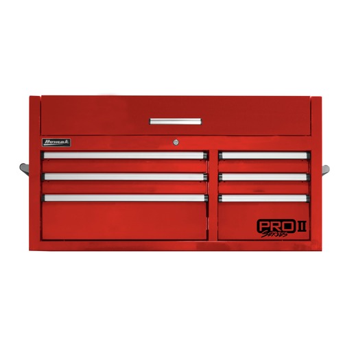 Tool Chests | Homak RD02041062 41 in. Pro 2 6-Drawer Top Chest (Red) image number 0