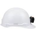 Klein Tools 60107RL Non-Vented Cap Style Hard Hat with Rechargeable Headlamp - White image number 7