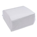 Paper Towels and Napkins | Boardwalk BWK8307 17 in. x 17 in. 1-Ply Dinner Napkin - White (250/Pack, 12 Packs/Carton) image number 1