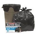Just Launched | Handi-Bag HAB 6FT60 30 in. x 33 in. .65 mil, 30 Gallon Super Value Pack Trash Bags - Black (60-Piece/Box) image number 0
