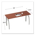 Office Desks & Workstations | Linea Italia LITTR742CH Trento Line 59.13 in. x 23.63 in. x 29.5 in. Rectangular Desk - Shaker Cherry image number 4