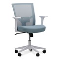 Office Chairs | Alera ALEWS42B77 17.32 in. to 21.1 in. Seat Height Mesh Back Task Chair Supports Up to 275 lb - Seafoam Blue Seat/Back image number 0