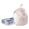 Trash Bags | Boardwalk H8046TCKR01 40 in. x 46 in. 45 gal. 0.9 mil Low-Density Waste Can Liners - Clear (100/Carton) image number 3