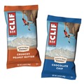 Snacks | CLIF Bar 33100 2.4 oz Energy Bar Variety Pack - Chocolate Chip/Crunchy Peanut Butter (24/Carton) image number 2