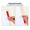 Office Jansan | Avery 74775 Ultra Tabs 3 in. x 1.5 in. 1/3-Cut Repositionable Wide and Slim Tabs - Assorted (1-Set) image number 2