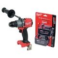 Drill Drivers | Milwaukee MILN280420-48111852 M18 FUEL Brushless Lithium-Ion 1/2 in. Cordless Hammer Drill Driver and (2) M18 REDLITHIUM Lithium-Ion Batteries Bundle (5 Ah) image number 0