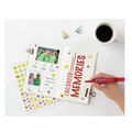 Office Jansan | Avery 07887 MARKS A LOT Broad Chisel Tip Regular Desk-Style Permanent Marker - Red (1-Dozen) image number 4