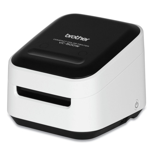 Bulk Savings Pricing 2 | Brother VC500W 7.5 mm/s Print Speed 4.4 in. x 4.6 in. x 3.8 in. Versatile Compact Color Label and Photo Printer with Wireless Networking image number 0